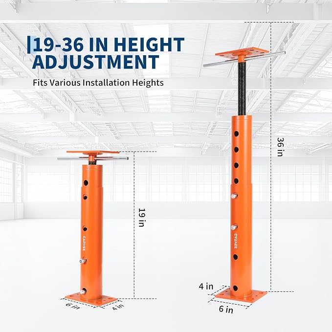2 Pack Jack Post, House Floor Jack 19"-36", 18000 LBS Basement Jacks | Heavy - Image 4