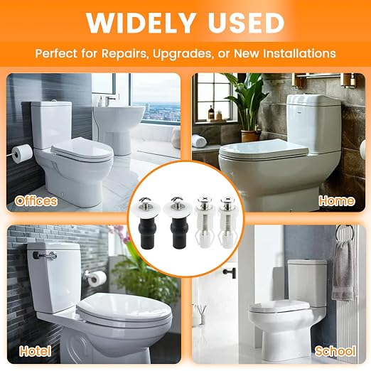 Aifeier ET 6 Pack Toilet Seat Bolts and Nuts Set - Image 8