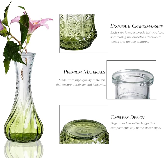 Glass Bud Vase Set of 20 - Image 6