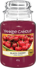 Yankee Candle Black Cherry Scented Classic 22oz Large Jar Single Wick Candle by Unknown