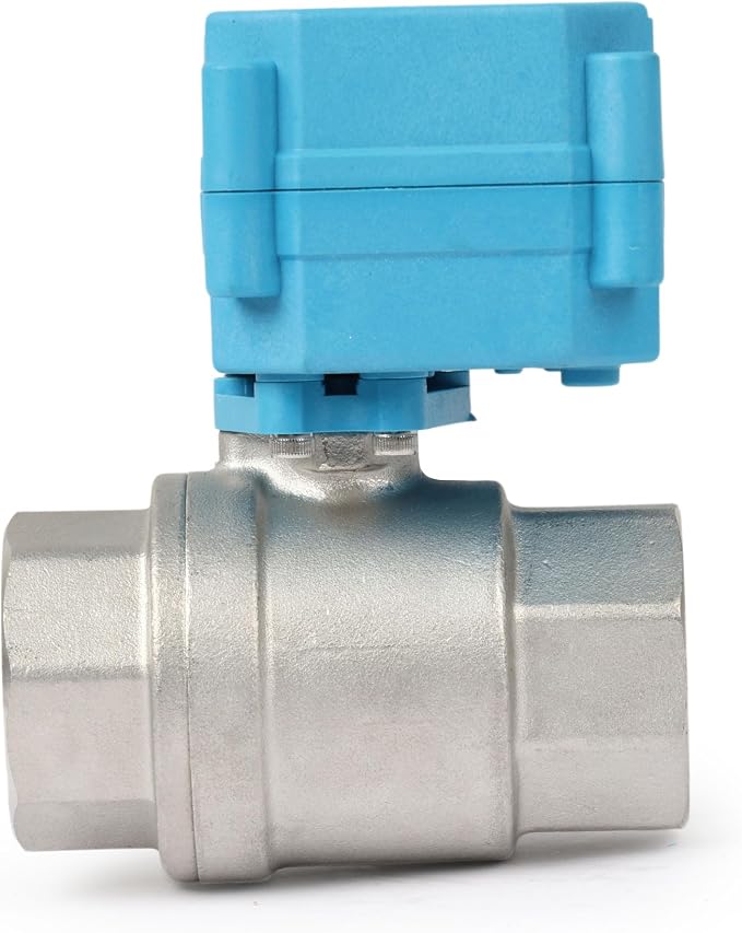 U.S. Solid 1inch Stainless Steel Motorized Ball Valve, Full Port, IP67 - Image 4