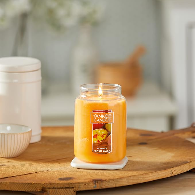 Yankee Candle Mango Peach Salsa Large Classic Jar Candle - Image 3