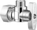1 Pack Angle Stop Valve, 1/4 Turn Water Shut Off Valves, 1/2" Nominal by oiununo