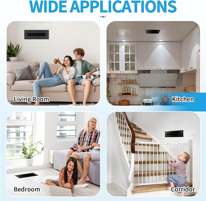 12x2 Modern AC Vent Cover, Decorative Air Vent Register Grille - Image 7