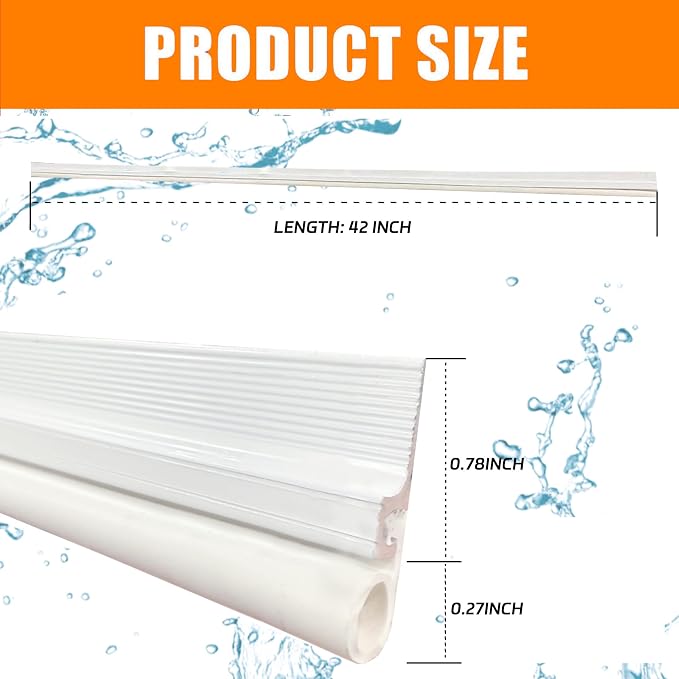 42“ Long Self-Adhesive Door Seal Kit, No-Tools Easy Install - Image 2