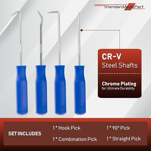 4-Piece O-Ring and Seal Removal Set - Image 3