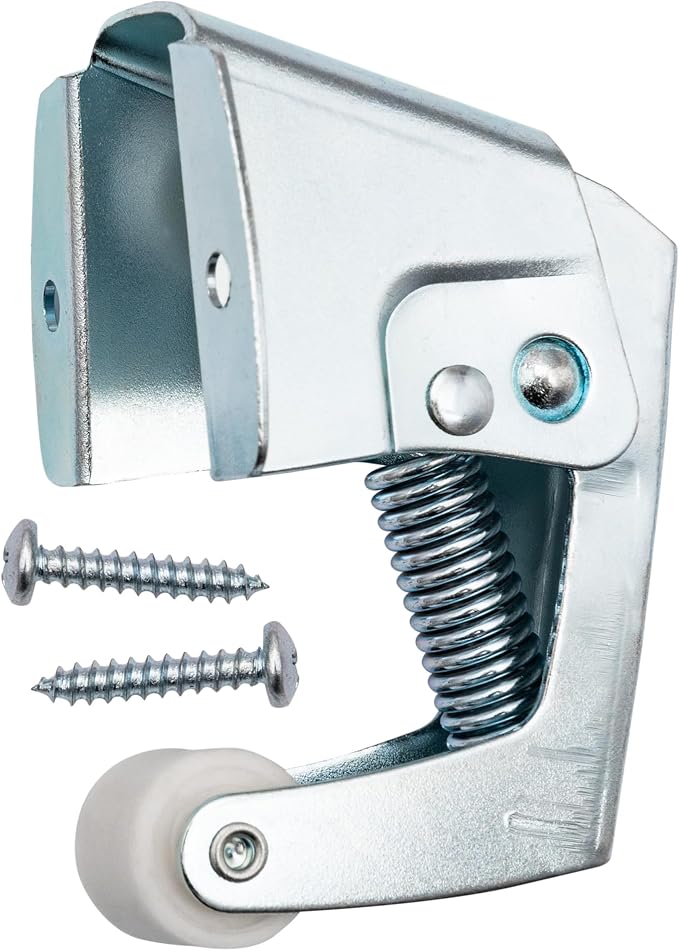 Ideal Security Spring-Loaded Screen Door Catch, Zinc Plated - Image 3