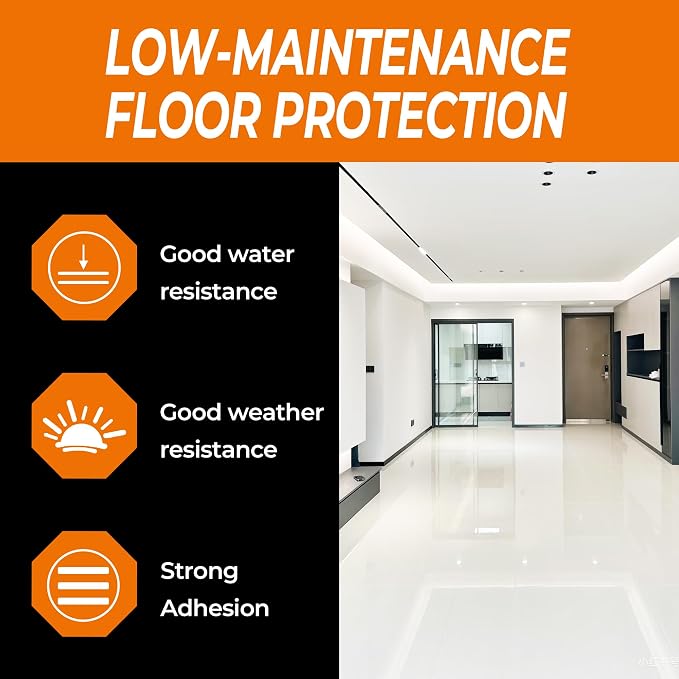 Floor Paint, Indoor Epoxy Floor Coating, 1 Gallon, Household Tile Color - Image 5