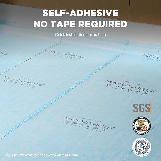 Mayershield Pro Breathable Self-Adhesive Temporary Floor Protection - Image 4