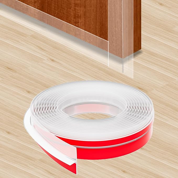 T-Shaped Door Draft Stopper，Silicone Weather Stripping Seal by TigSport