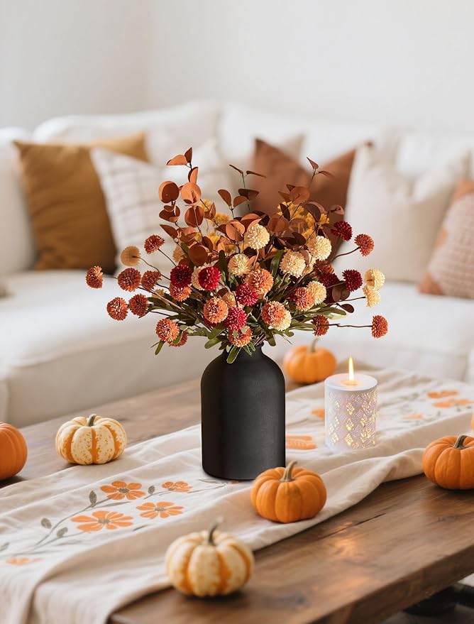 BLOSMON Faux Flowers Table Centerpiece - Image 7