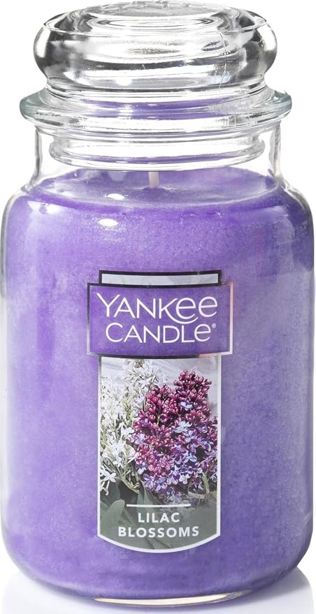 Yankee Candle Lilac Blossoms Scented Classic 22oz Large Jar Single Wick Candle by Unknown