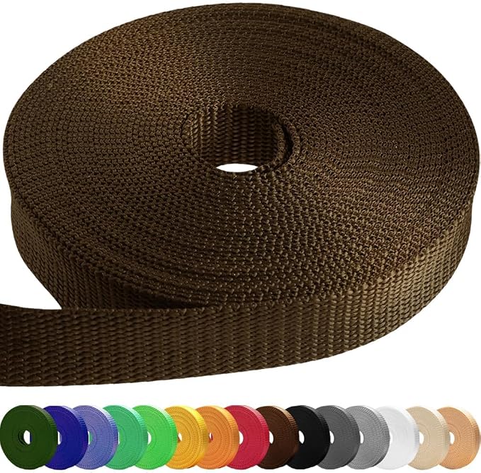 Webbing Strap, 3/4" to 2", 10-50 Yds, EDC gear, backpack repair and pet dog by TECEUM