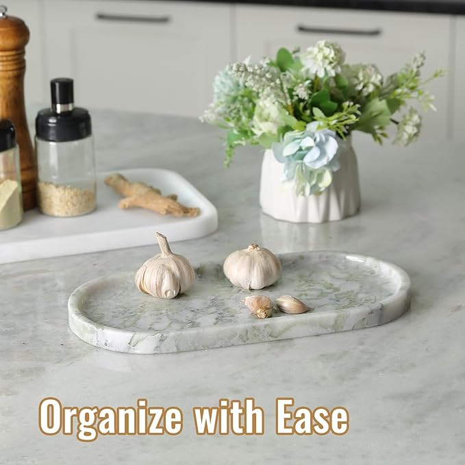 African Natural Marble Tray, Catchall Tray - Image 4