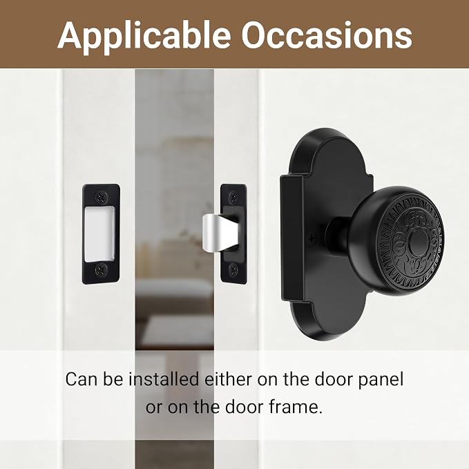 Deadbolt Restorer Strike Plates Narrow Side and Large Hole, Round Corner | - Image 7