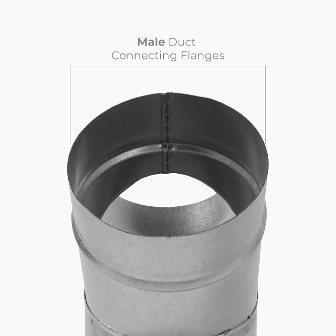 45° Degree Ø4 x 4 x 4 Inch Y Shape Duct Splitter - Image 5