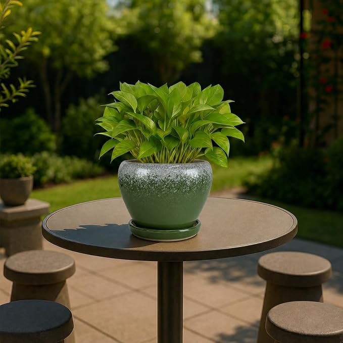 Deep Dream 6 Inch Plant Pots- Ceramic Planter Pot - Image 2