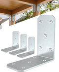 Heavy Duty 90 Degree L Brackets, Fences & Pergolas, Pre-Drilled Countersunk by StickNGoHardware