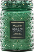 Voluspa Noble Fir Garland, Large Candle Jar, Coconut Wax Blend, Scented Candles by Unknown