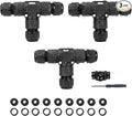 IP68 Waterproof Cable Connector 3-Pin 3 Way Junction Box | Outdoor Electrical by GXILEE