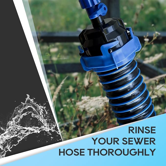 RVGUARD RV Sewer Hose Rinse Cap | - Image 2