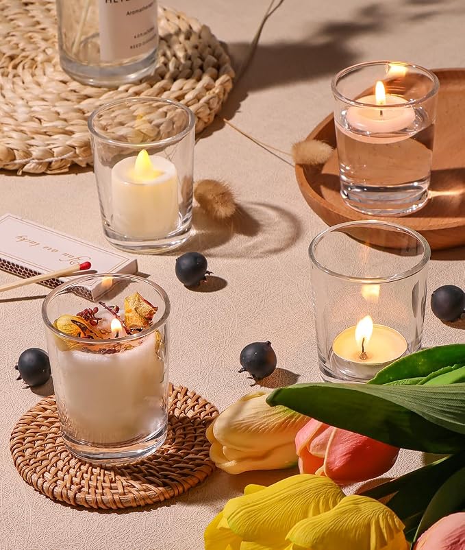 Letine 36-Pack Votive Candle Holders - Image 9