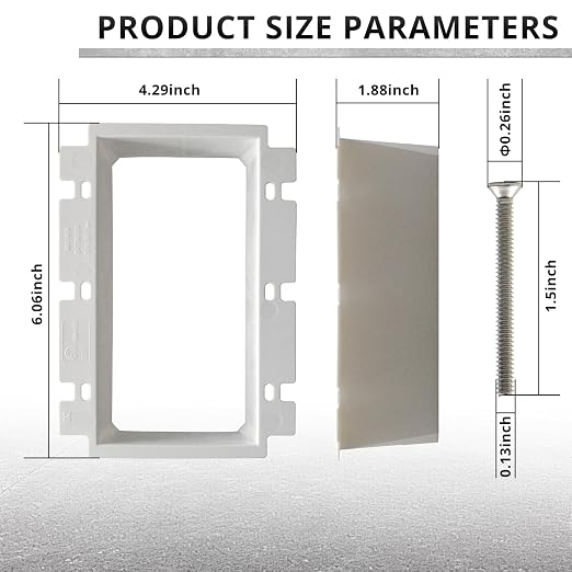 3-Gang Nonmetallic Outlet Box Extender, ETL Listed, 12 Pack | ETL Listed - Image 2