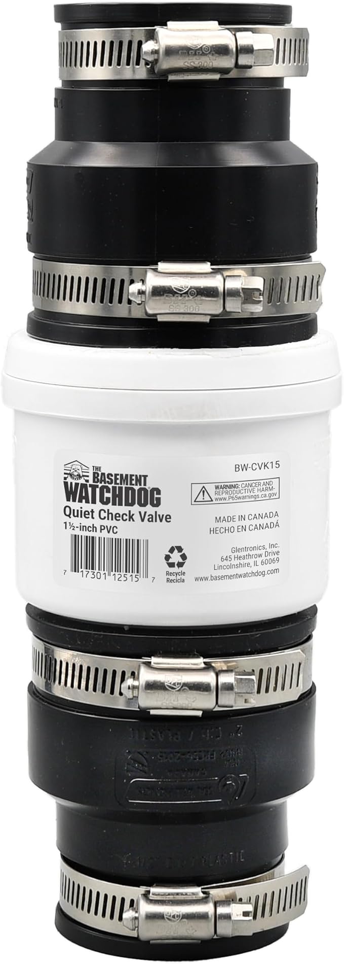 The Basement Watchdog 1.5" Quiet Sump Pump Check Valve by TheBasementWatchdog
