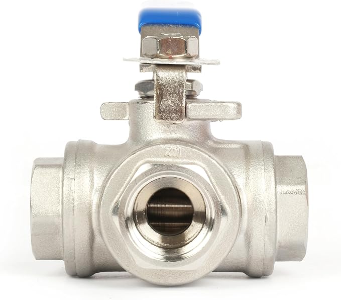 U.S. Solid 1/2" 3 Way Ball Valve - Image 8