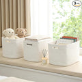 3 Pack Woven Baskets, Storage Baskets by HZFTJOY