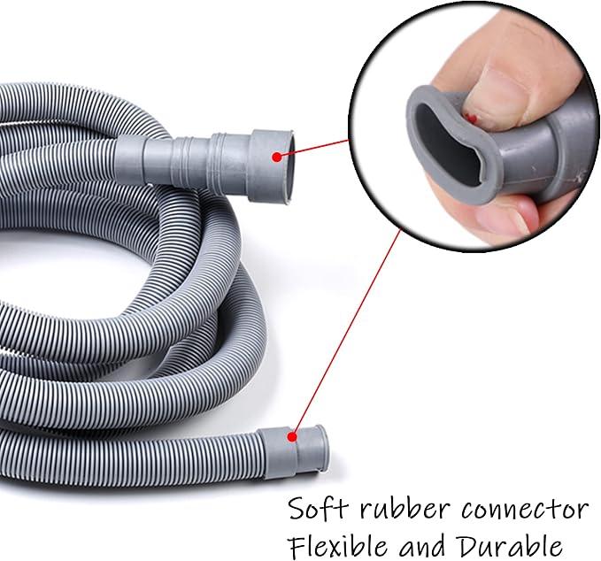 HLMOptimo 6 Feet Universal Washing Machine Drain Hose Flexible Dishwasher Drain - Image 6