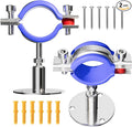2 Pack Wall Mount Ceiling Mount Pipe Supports Suitable by Unknown