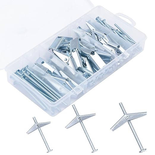 KURUI Hollow Wall Anchors Assorted Kit, Drywall Anchors Assortment Set by KURUI