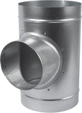90° Degree Ø8 x 8 x 6 Inch T Shape Duct Splitter by HVACOV