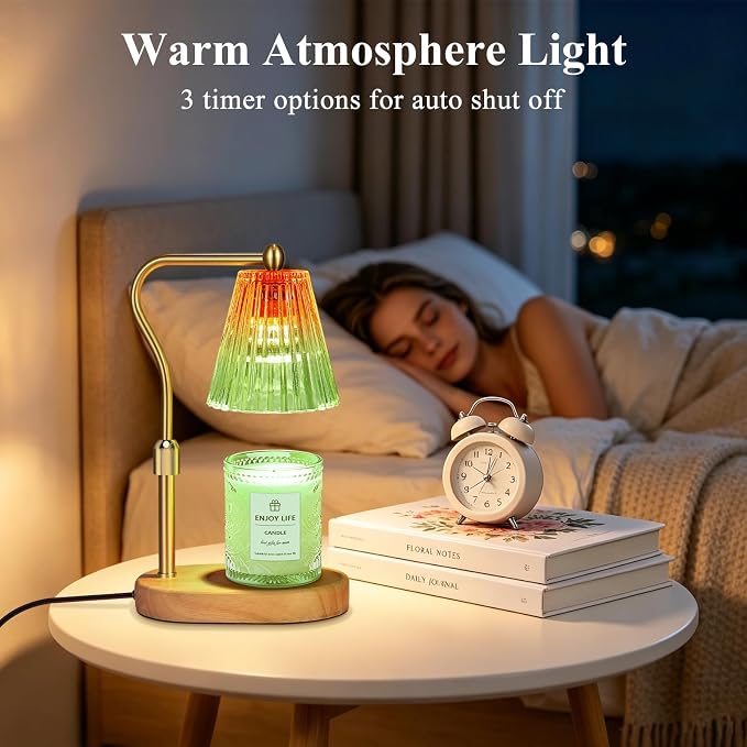 Red Green Candle Warmer Lamp - Image 4