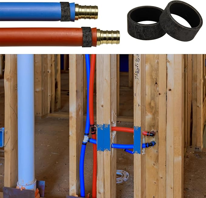 100 Pack 3/4" PEX Copper Crimp Rings | - Image 6