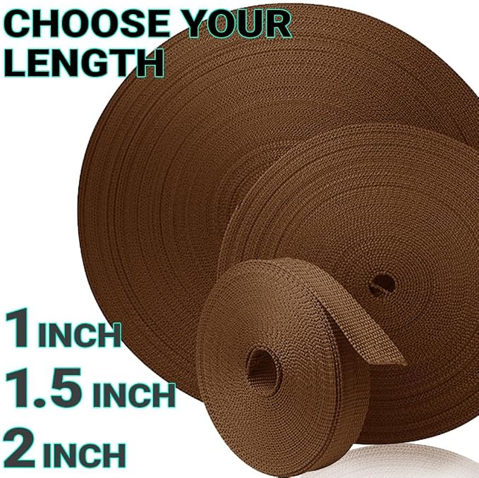 Webbing Strap, 3/4" to 2", 10-50 Yds, EDC gear, backpack repair and pet dog - Image 9