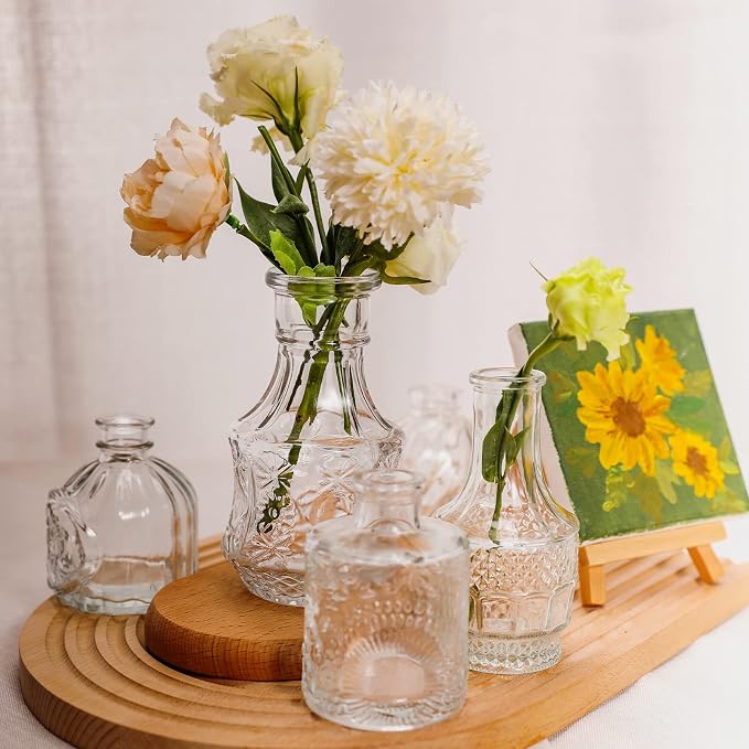 Arme Glass Bud vases in Bulk，Small Glass Flower Vase - Image 6