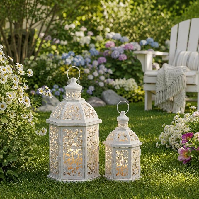 Lanterns Decorative Outdoor&Indoor, Candle Holder - Image 7