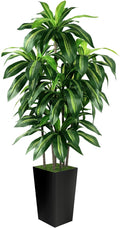 Artificial Dracaena Tree Indoor, 6FT Tall Fake Tree by PUUKU