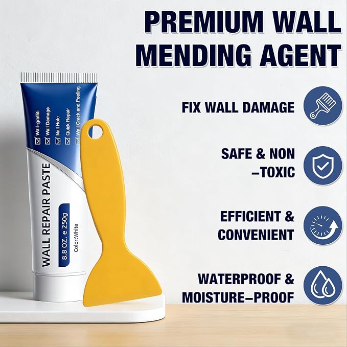 Drywal Repair Kit, 2 Pack Wall Mending Agent, Wall Surface Hole Quick | - Image 7