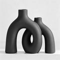 Hug Donut Decorative Vase Set by Jonronboci
