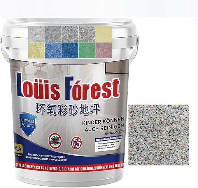 2025 New Forest Epoxy Floor Paint, Epoxy Sand Floor Paint Self Leveling by XIRUJNFD