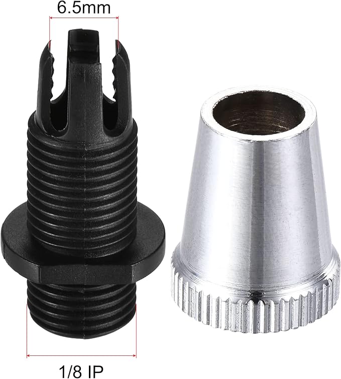 uxcell Cable Glands Strain Relief Cord Connector Grips Metal Chrome 5Pcs - Image 3