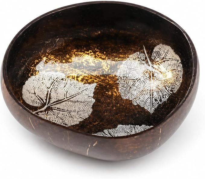 Natural Coconut Bowl Key Decorative by ChezMax