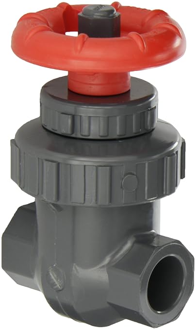 Spears PVC Gate Valve, Non-Rising Stem, Buna-N O-Ring, 1-1/2" Socket by Spears+Manufacturing