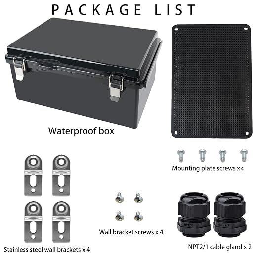 Outdoor Waterproof Electrical Box Junction Box Weatherproof IP67 ABS Plastic - Image 4