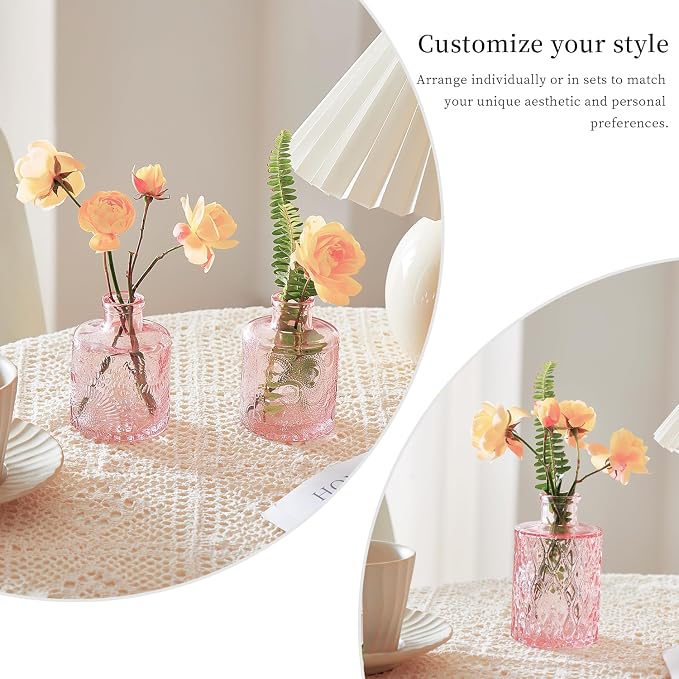 Glass Bud Vases Set of 64 - Image 5