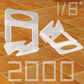 Tile Leveling System Clips 1/8" Tile Leveler Clips 1/8 tile spacer 3.0mm tile by Unknown