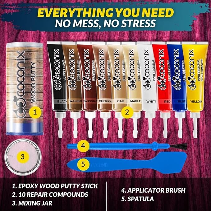 Floor & Furniture Repair Kit | Fix Scratches, and Dents on Hardwood Floors - Image 8